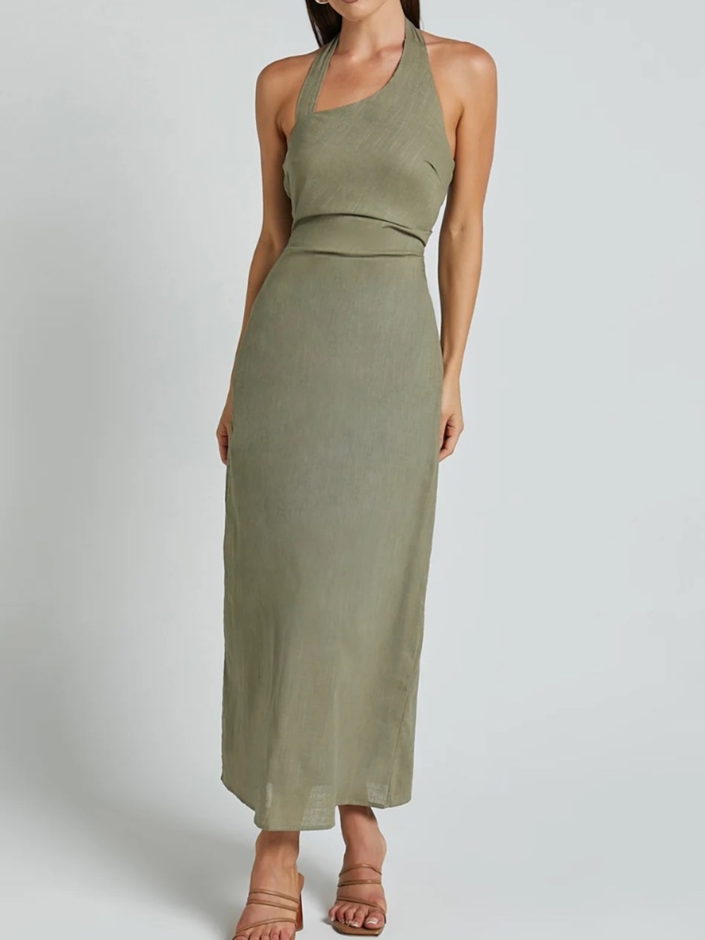 Showpo Lindley Midi Dress Olive